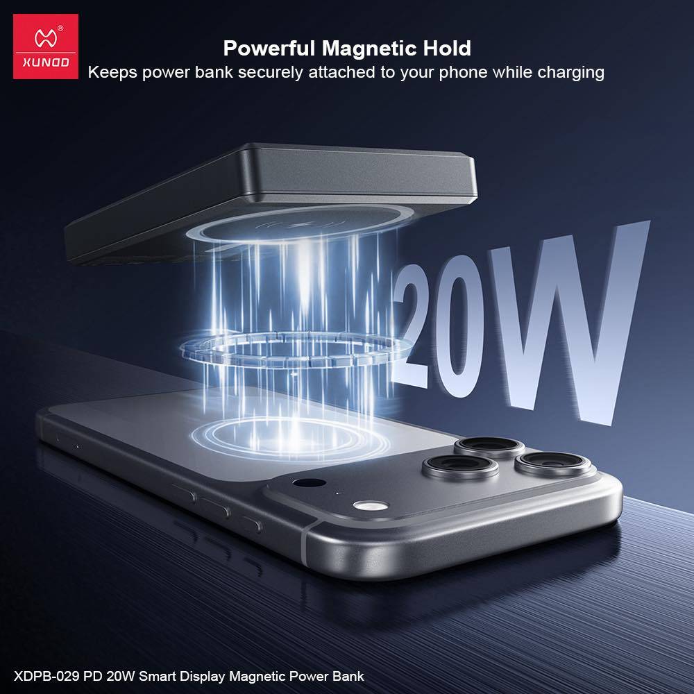 XUNDD XDPB-029 PD 20W Magnetic Power Bank 10000mAh