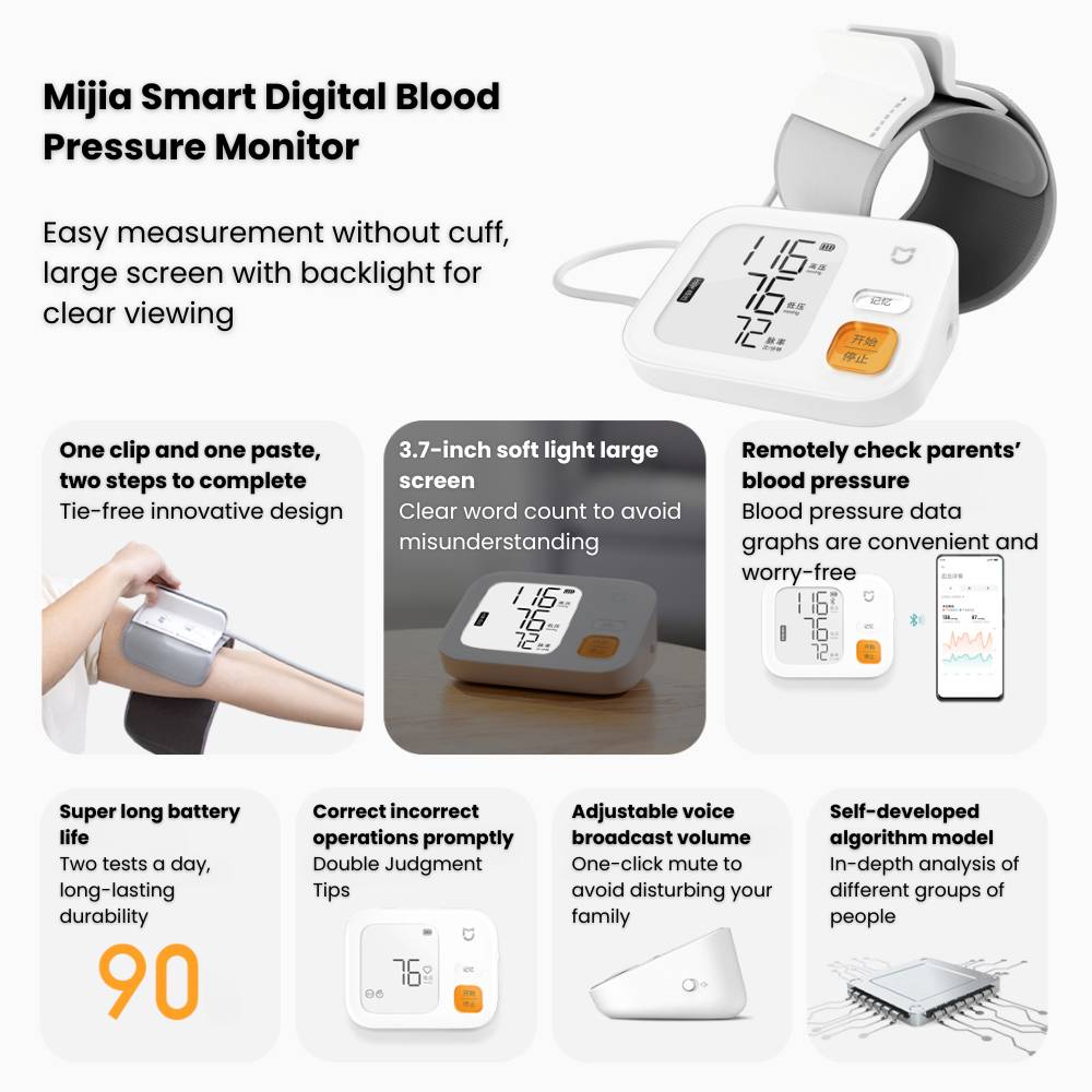 Xiaomi Mijia BPX1 Smart Electronic Blood Pressure Monitor