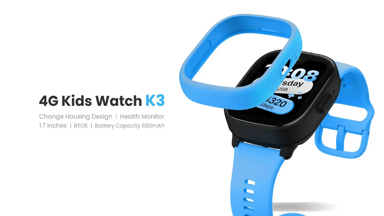 LAGENIO K3 4G Kids Smartwatch with GPS & Video Calling