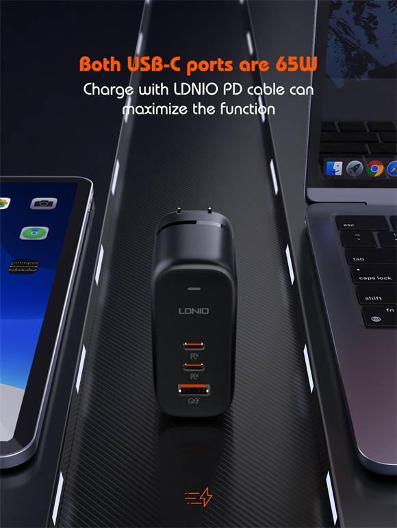 LDNIO Q366 PD 3.0 Ultra-Compact 65W GaN Fast Charger