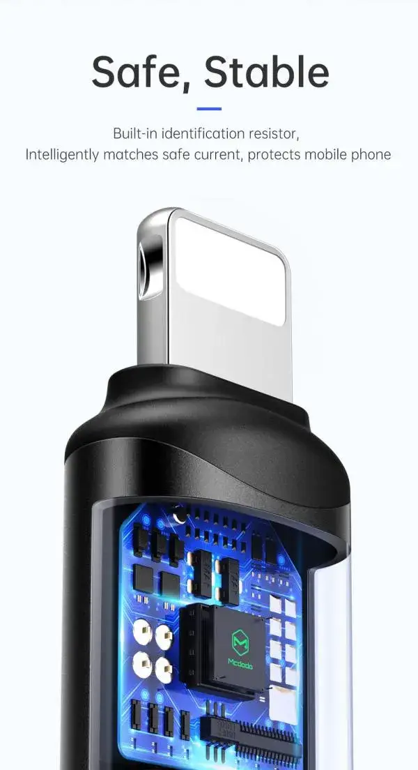 McDodo OT7680 Type-C to Lightning Adapter Connector Black