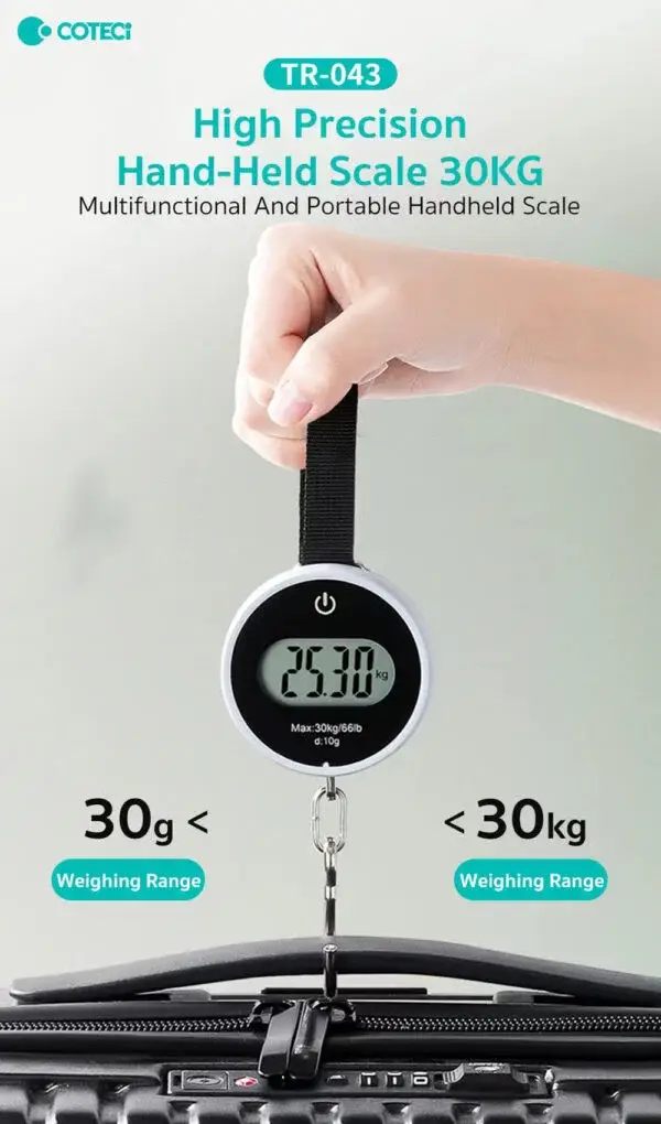 Coteci TR-043 High-Precision Handheld Scale 30kg