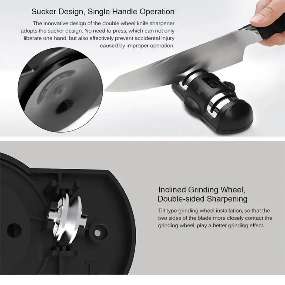 Xiaomi Huohou Knife Sharpener 2 Stages Professional Kitchen Sharpening Tool