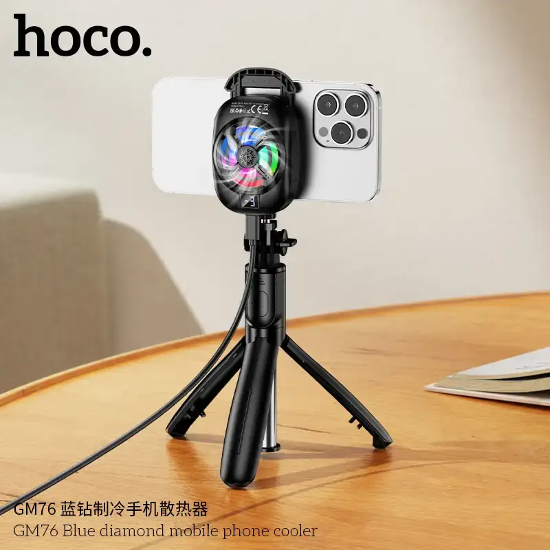 Hoco GM76 Blue Diamond Mobile Phone Cooler Fan