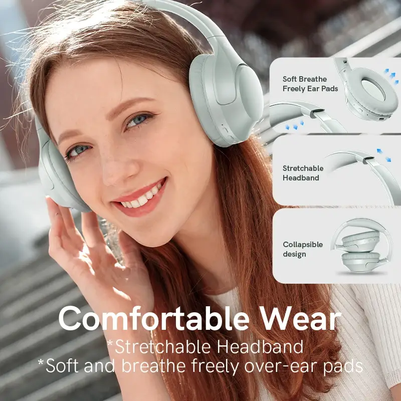 QCY H2 Pro Wireless Over-Ear Headphones