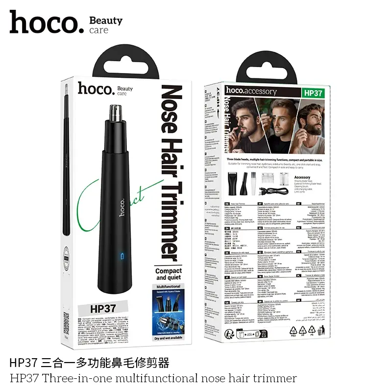 Hoco HP37 3-in-1 Multi-Functional Electric Nose Hair Trimmer