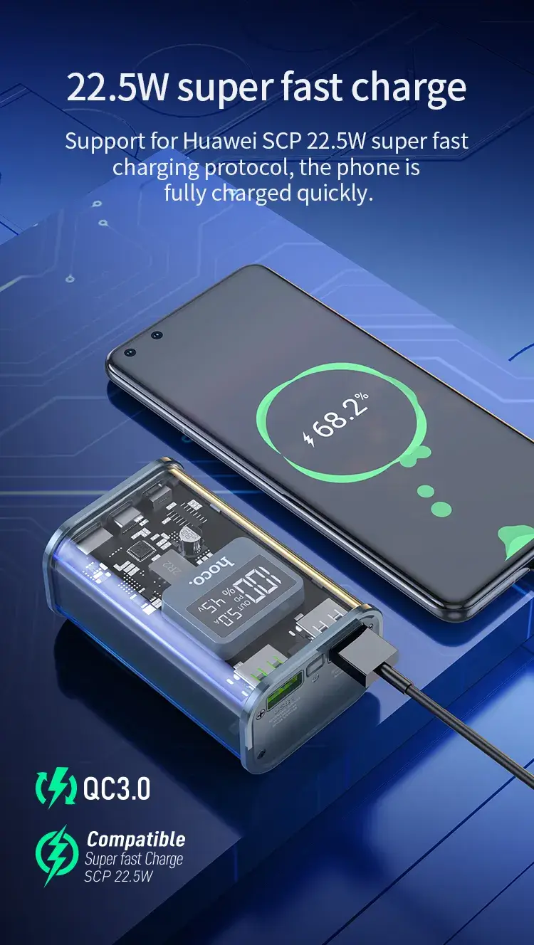 HOCO J105 Discovery Series 10000mAh 22.5W Fast Charging Power Bank