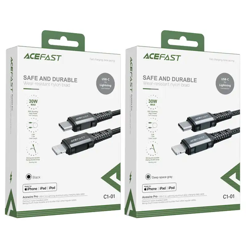 ACEFAST C1-01 30w Type C to Lightning Fast Charging Cable