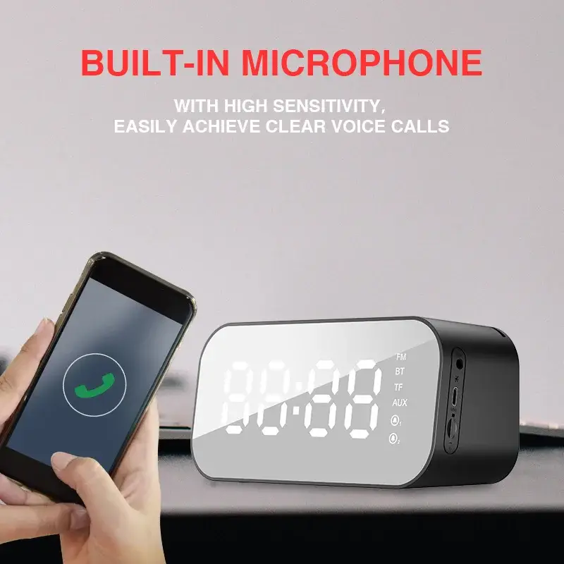 HAVIT M3 Wireless Bluetooth Speaker with Alarm Clock Radio