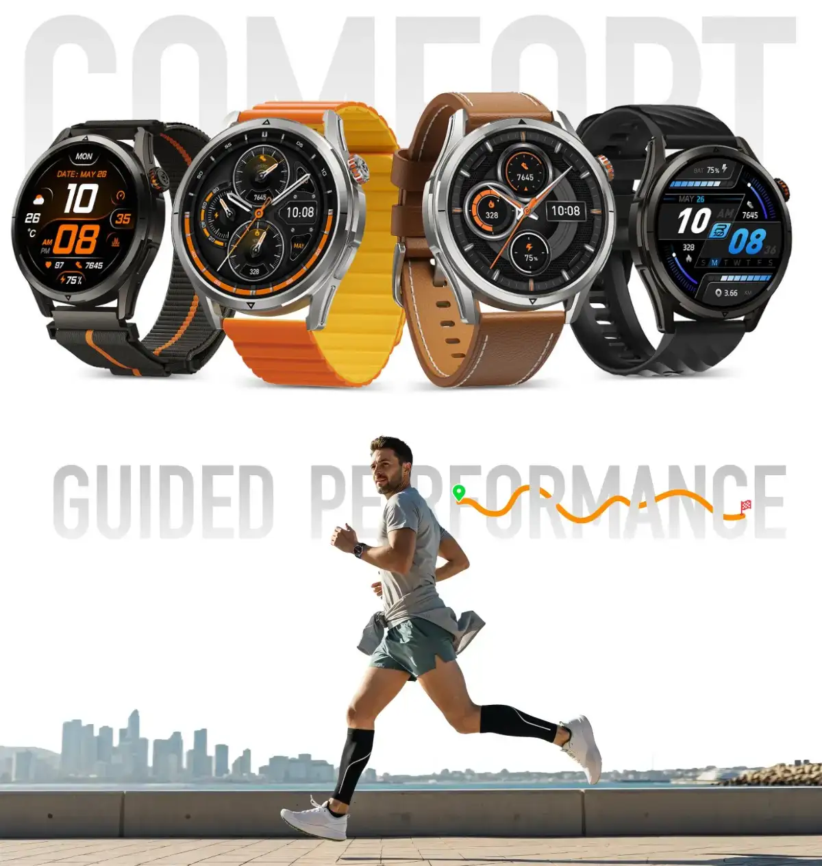 KOSPET Magic R10 AMOLED Bluetooth Calling Smartwatch