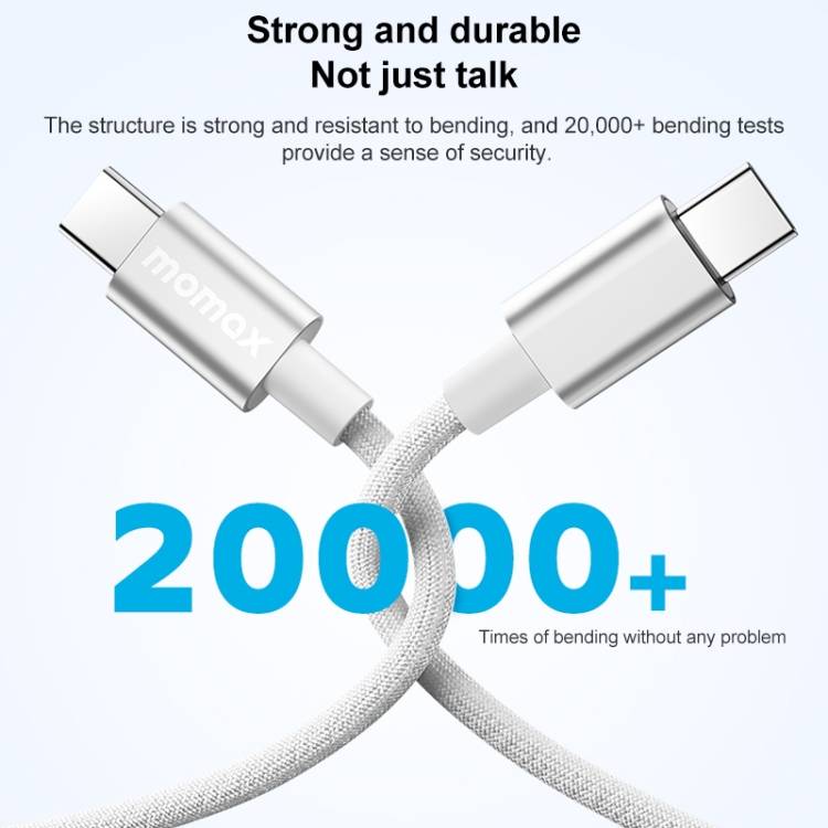 Momax DC30 Elite 60W USB-C to USB-C Fast Charging & Data Cable