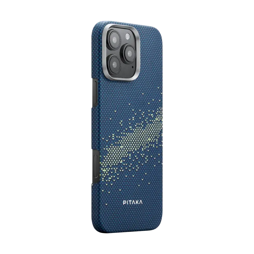 Pitaka StarPeak Tactile Woven Case for iPhone 16 Pro Max -1500D Milky Way Galaxy