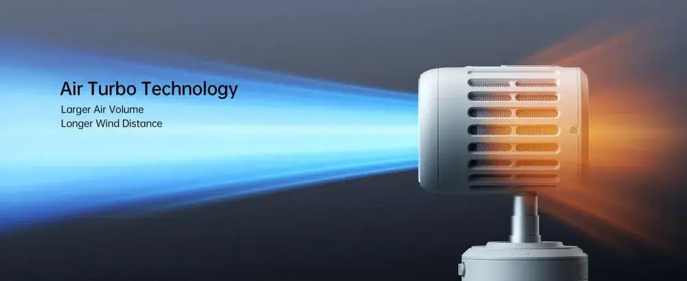 JISULIFE Ultra1 Outdoor Rechargeable Fan 13500mAh Battery High-Power Portable Cooling Fan