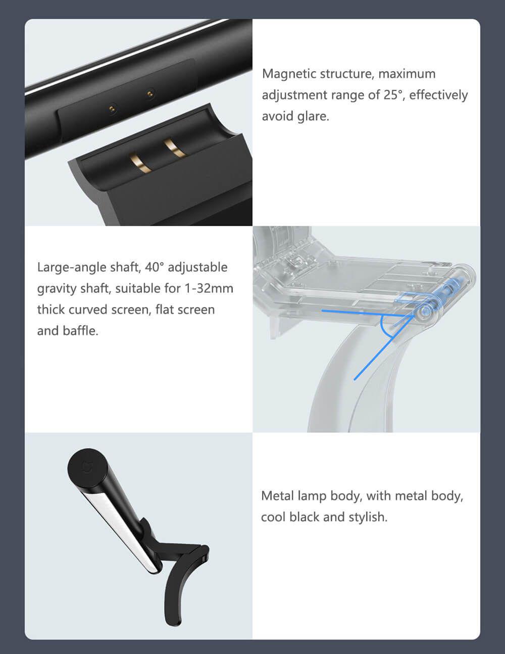 Xiaomi USB LED Monitor Light Bar Eye-Care Screen Hanging Lamp for Computers