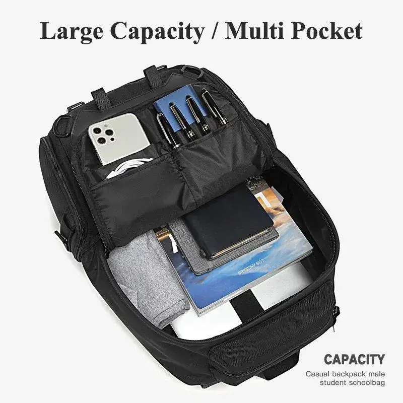 Ozuko 9587 Computer & Laptop Multifunction Travel Backpack