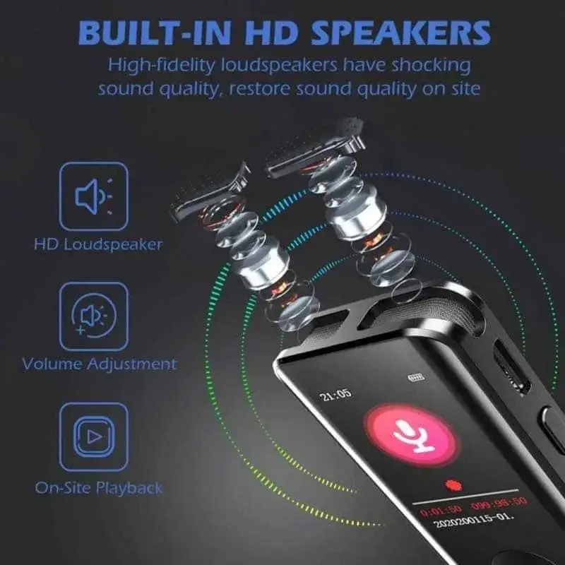 REMAX RP3 64GB Digital Voice Recorder with Built-in Memory
