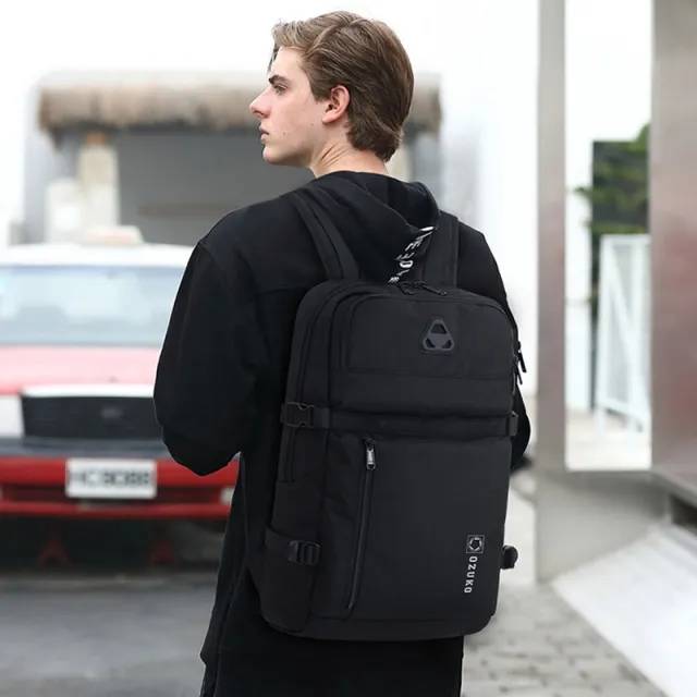 Ozuko 9479 Oxford USB Charging School & Travel Backpack Stylish Mochila