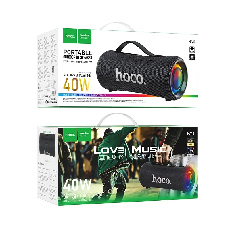 Hoco HA10 Oleada Portable Outdoor Wireless Bluetooth Speaker
