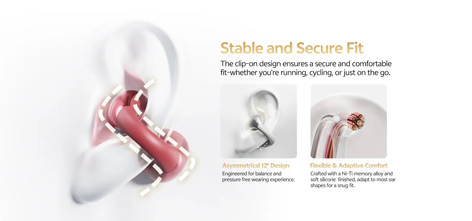 QCY Crossky C30S Open-Ear Headphones