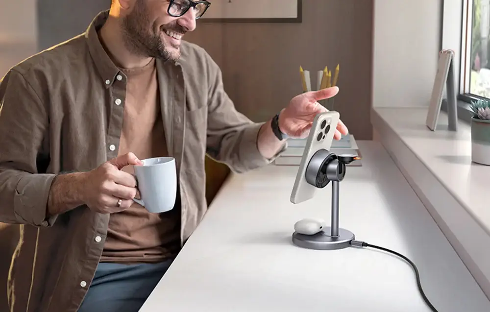Mcdodo CH-2462 3-in-1 Qi2 15W Wireless Charging Station with 33W Wall Adapter