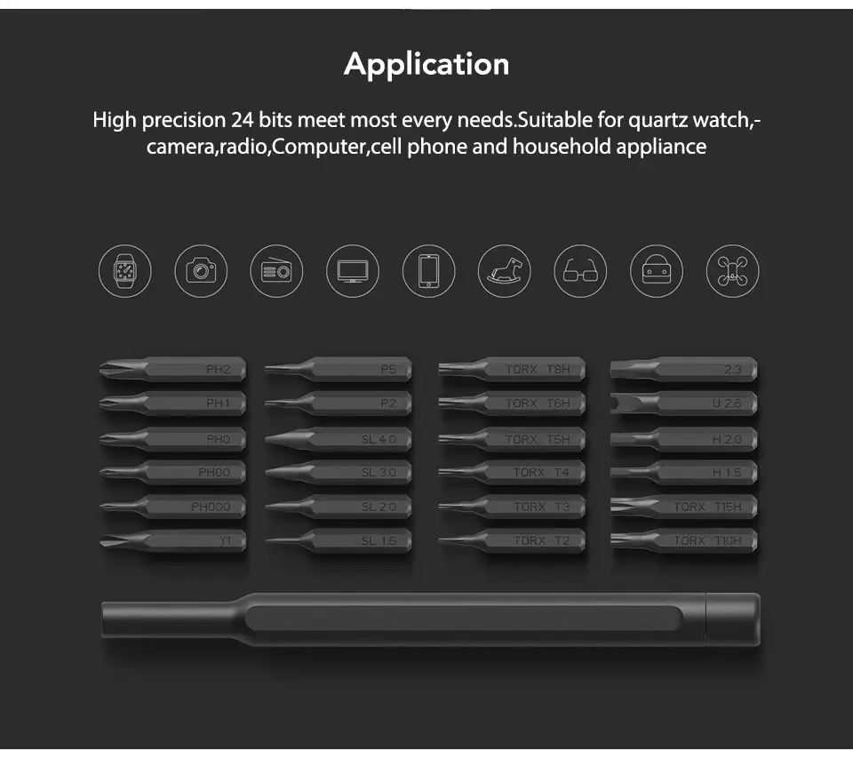 Xiaomi Mijia MJJXLSD002QW 24-in-1 Precision Screwdriver Kit