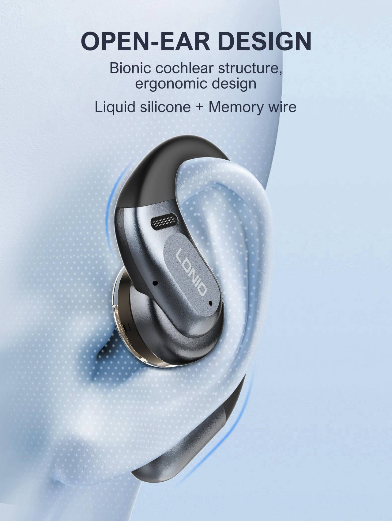 LDNIO T12 OWS True Wireless Bluetooth Earbuds