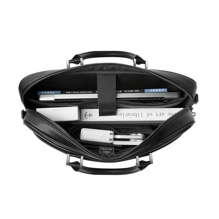 WiWU Master Briefcase Anti-theft Smart Fingerprint Lock Laptop Bag