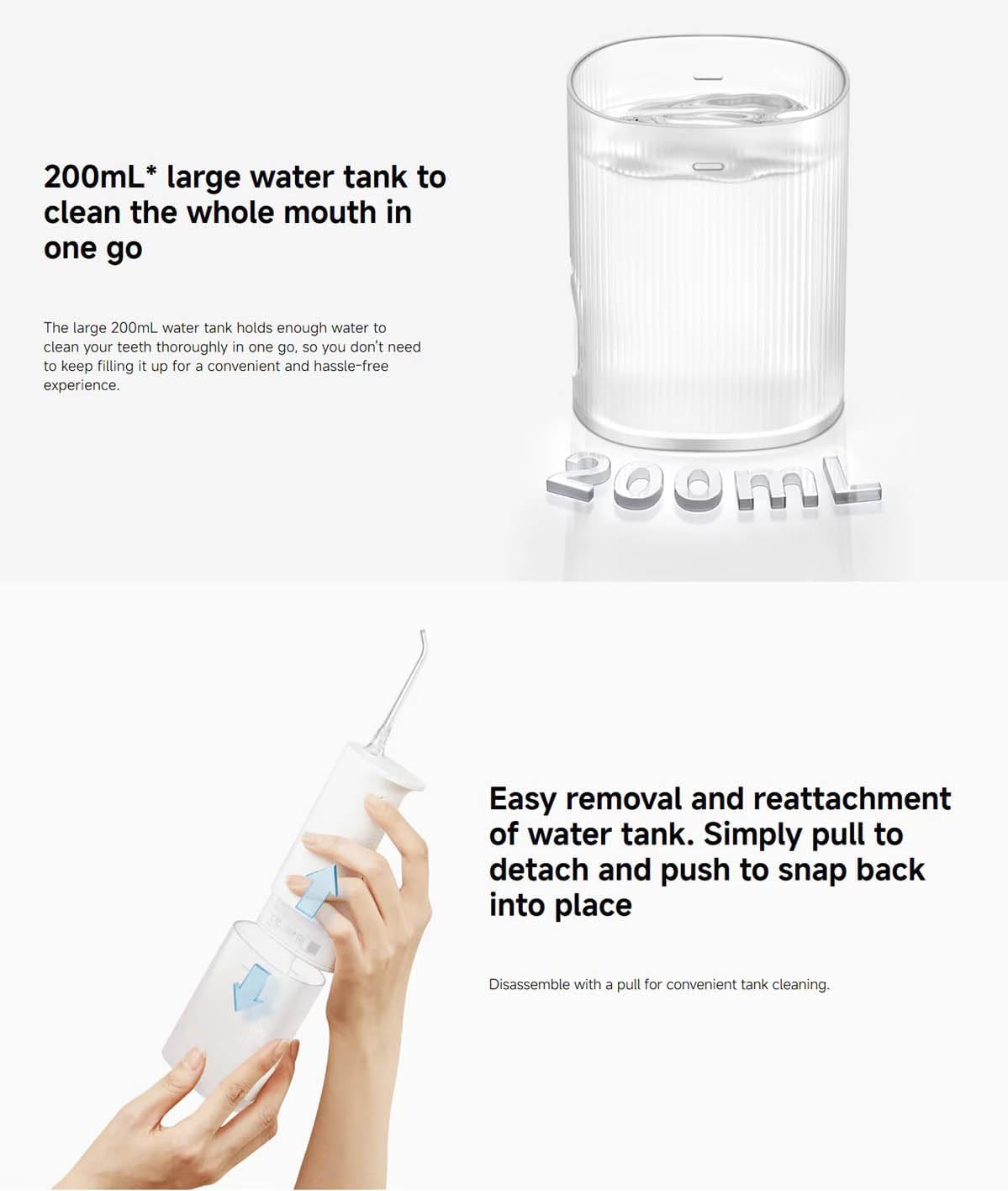 Xiaomi Mijia MEO705 Electric Water Flosser 2 Portable Oral Irrigator for Deep Cleaning
