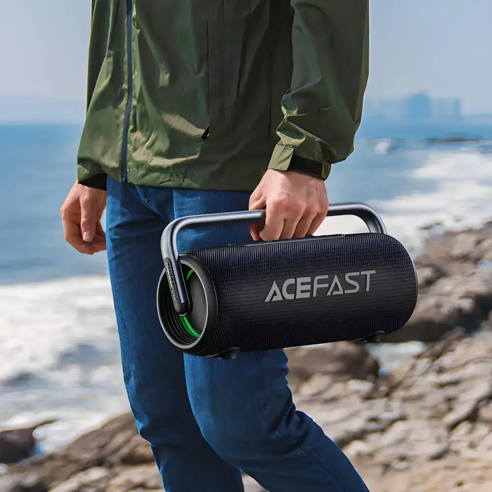 ACEFAST K2 Pro Portable Wireless Bluetooth Speaker with Enhanced Bass & RGB Lighting