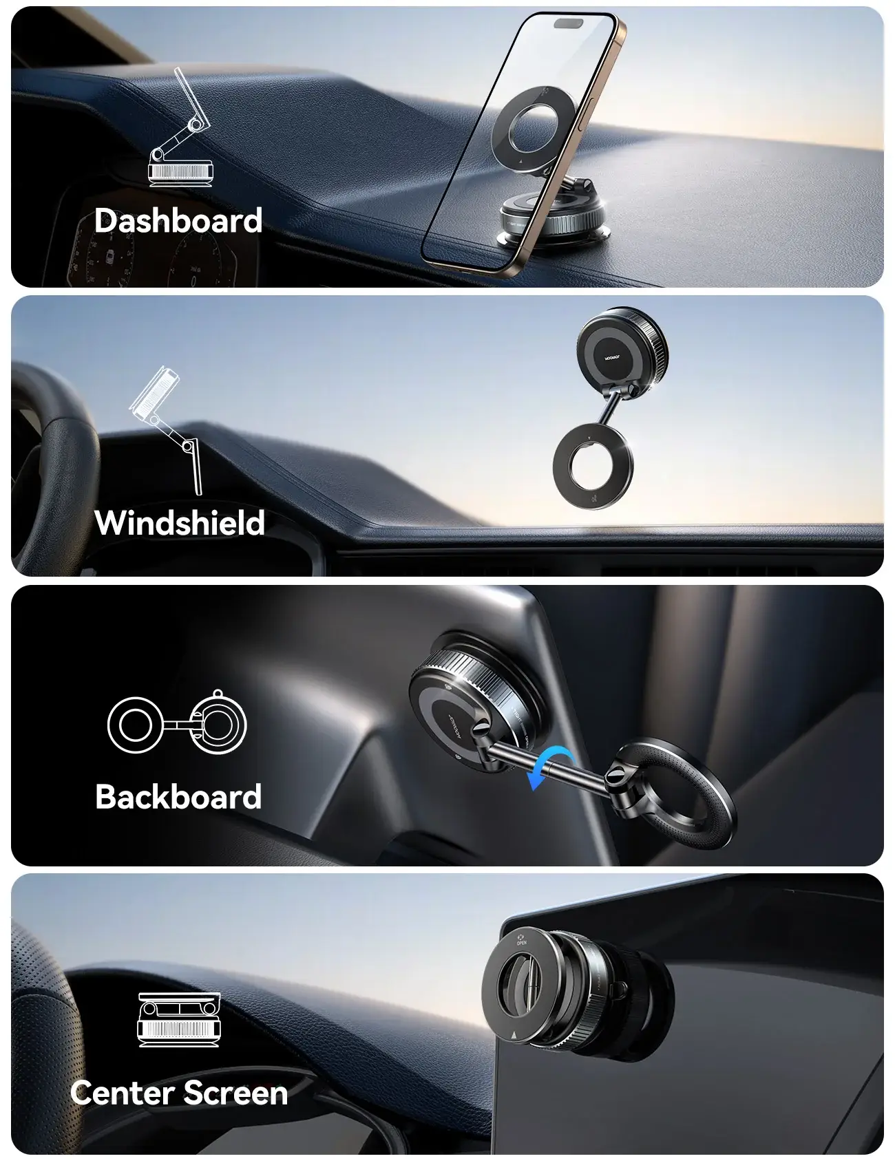 JOYROOM JR-ZS501 Magsafe Suction Cup Phone Mount