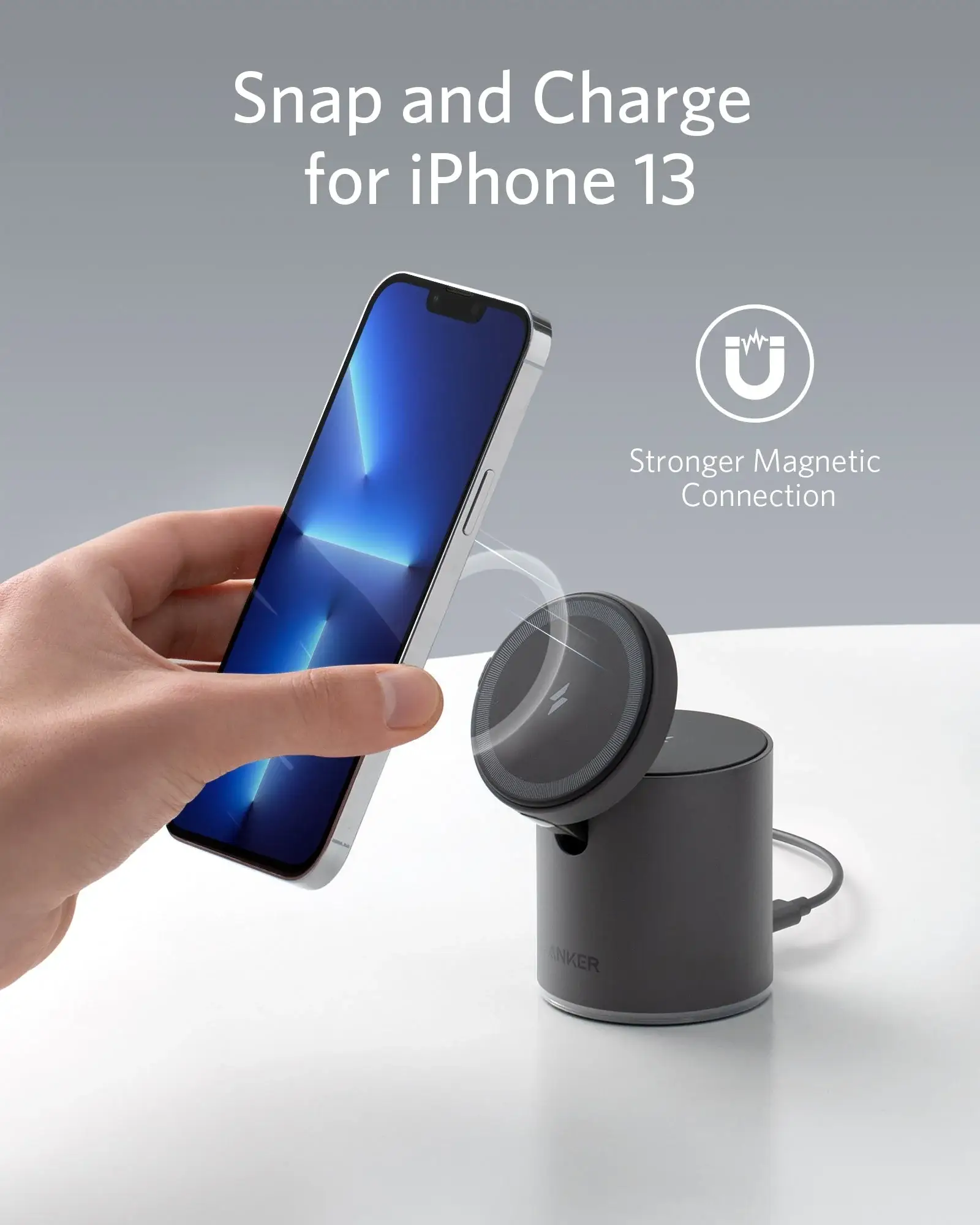 Anker MagGo 623 Magnetic Wireless Charger A2568031