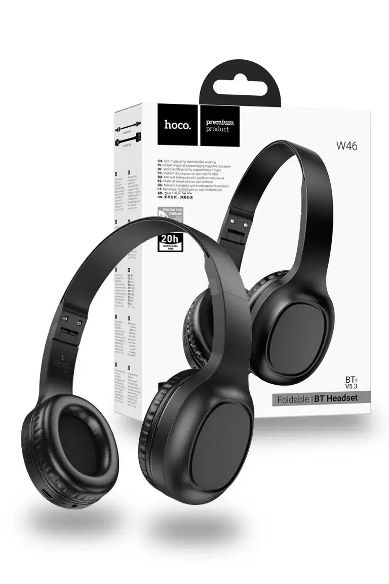 Hoco W46 Foldable Bluetooth Headphones