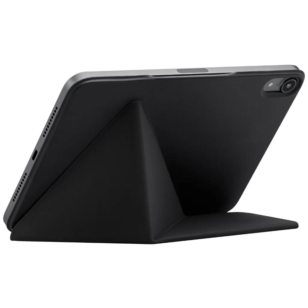 PITAKA MagEZ Folio 2 for iPad Mini 6/7 Magnetic Protective Cover with Dual-View Stand (Black/Grey)