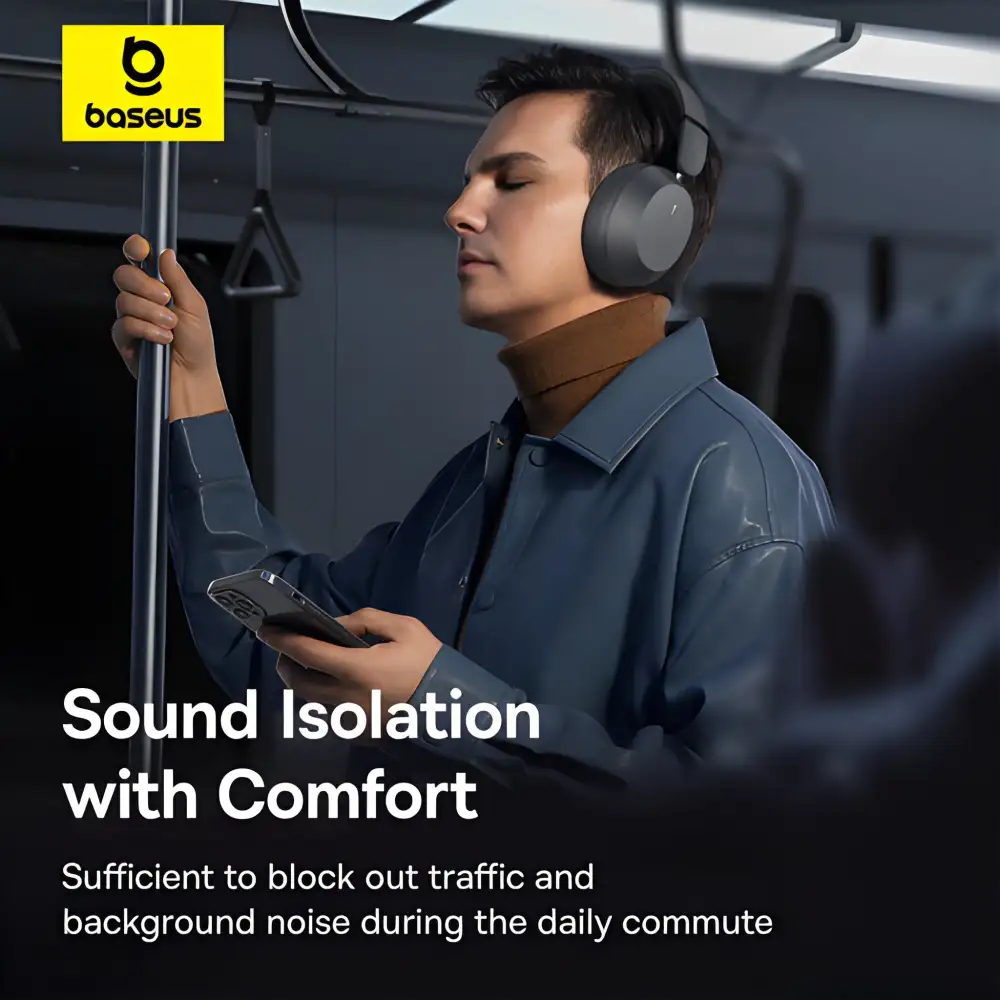 Baseus Bass 35 Max Wireless Over-Ear Headphones