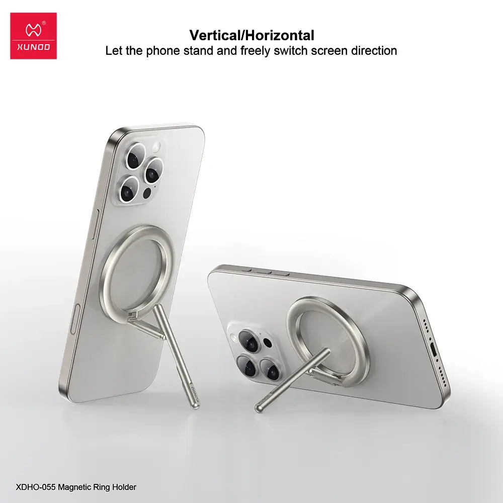 XUNDD XDHO-055 Magnetic Ring Holder Aluminum Alloy Kickstand