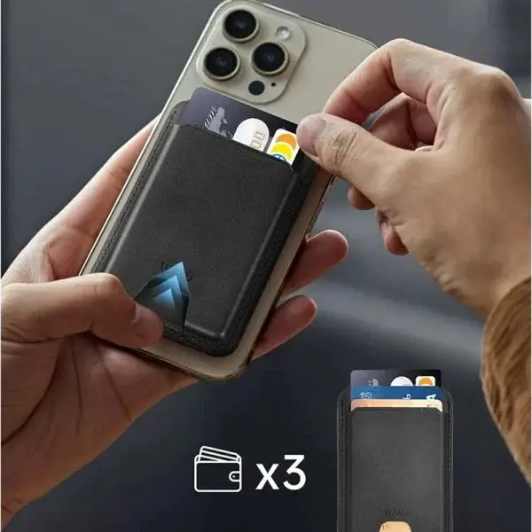 WIWU MW-005 Magnetic Find My Wallet with Slim Design for Cards & Tracking