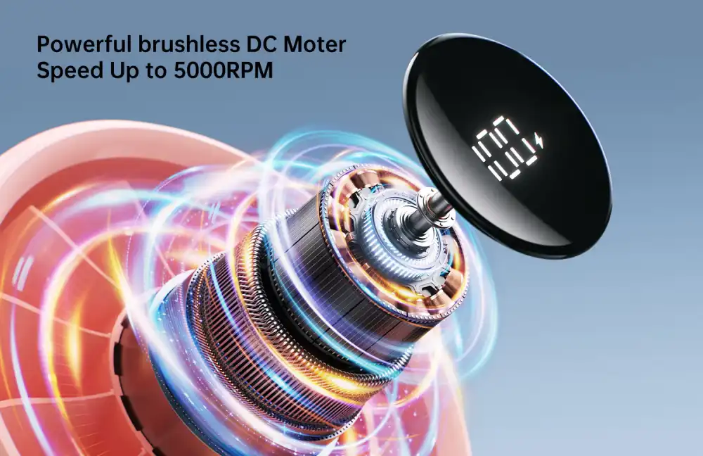 JISULIFE Life4 Handheld Fan With 3600mAh Long-Lasting Battery