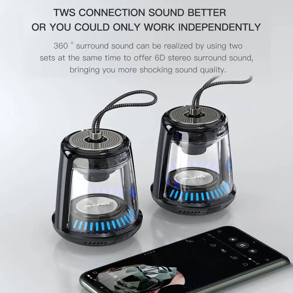 Awei Y666 5W TWS Portable Bluetooth Speaker