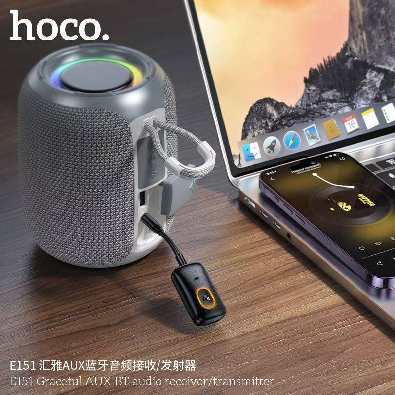 HOCO E151 Bluetooth AUX Receiver & Transmitter Wireless Audio Adapter