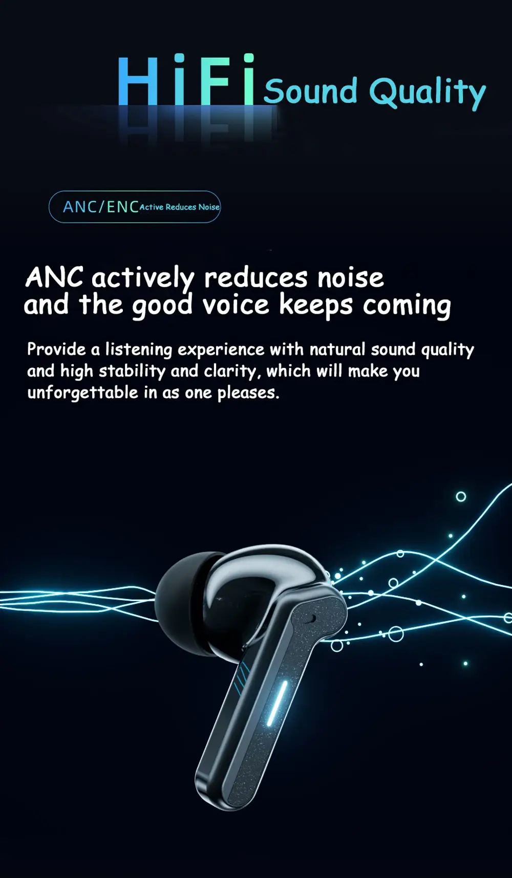 Awei T53 ANC True Wireless Earbuds