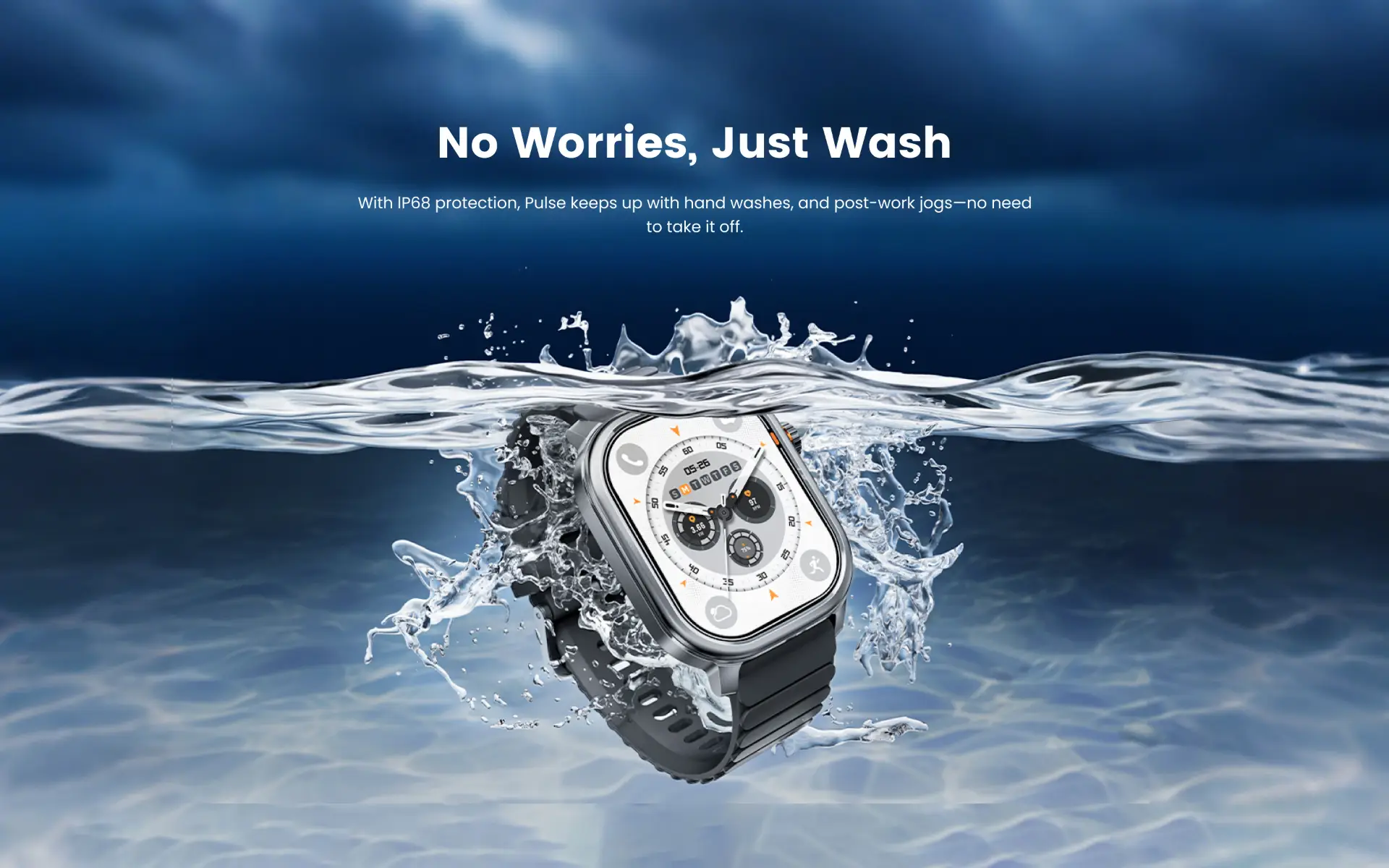 KOSPET Pulse AMOLED Bluetooth Calling Smartwatch Grey