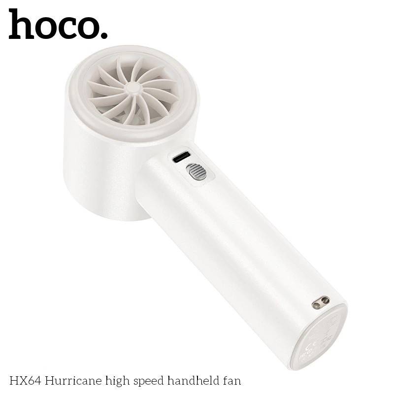 Hoco HX64 Hurricane High-Speed Portable Handheld Fan Hoco HX64 Hurricane High-Speed Portable Handheld Fan