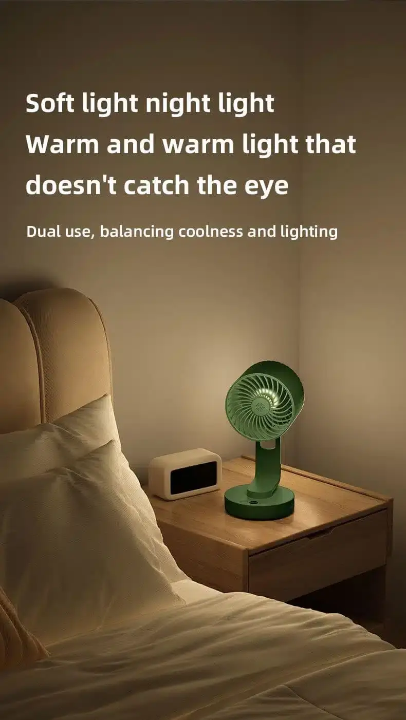 Awei F34 Folding Long Duct Circulator Fan 4000mAh Rechargeable & Portable