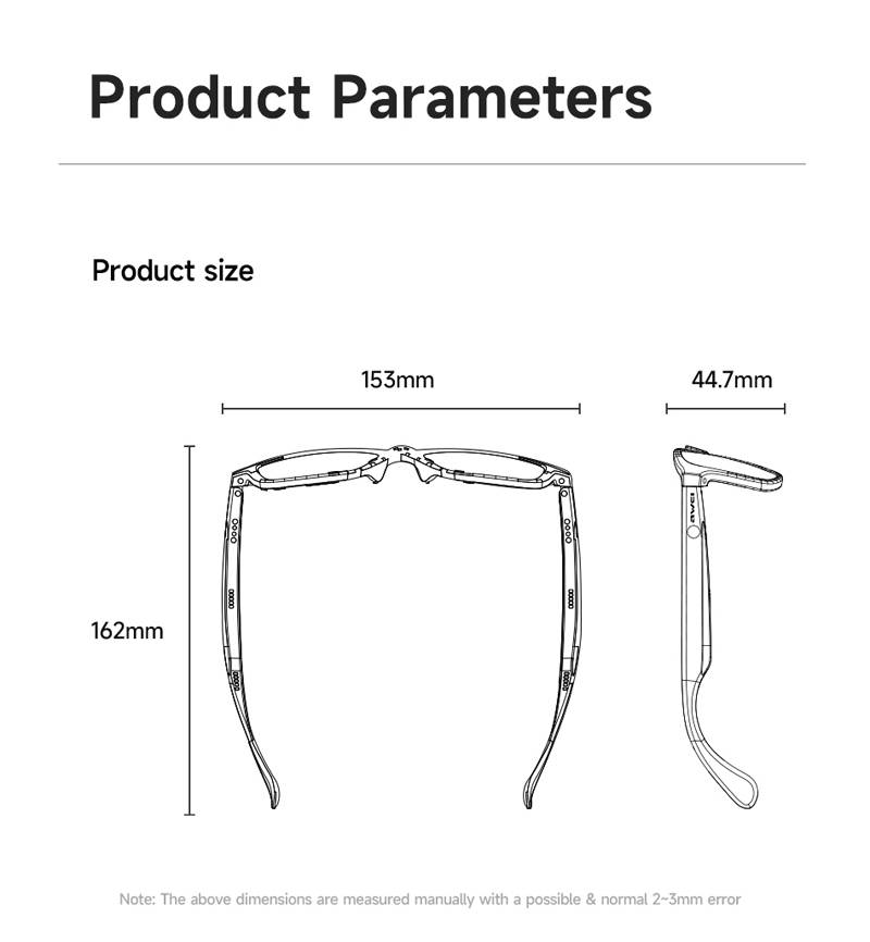 AWEI GL2 Open Smart Audio Glasses