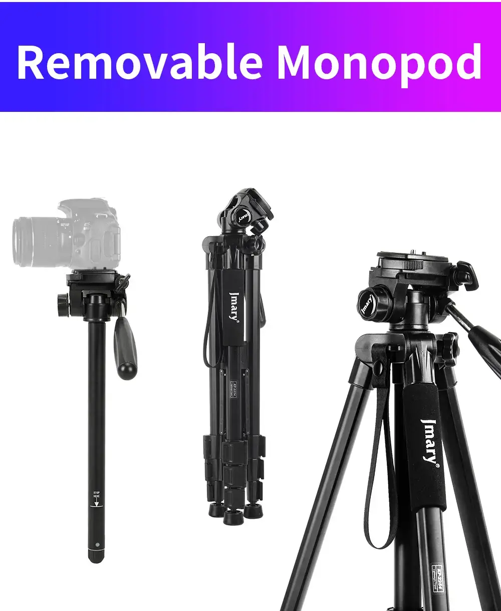 Jmary KP-2254 Professional Aluminum Alloy Camera Tripod Stand