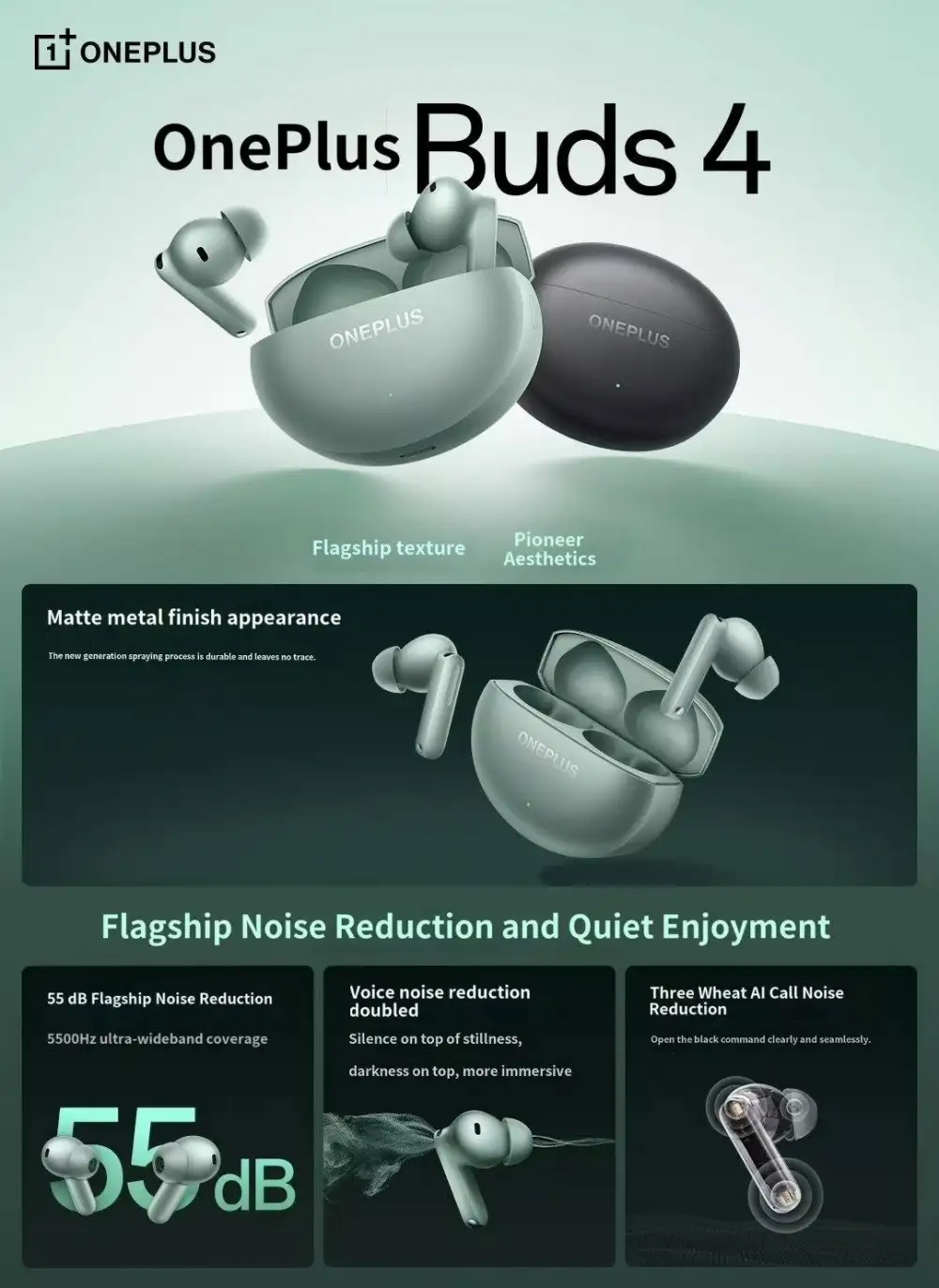 OnePlus Buds 4 ANC True Wireless Earbuds