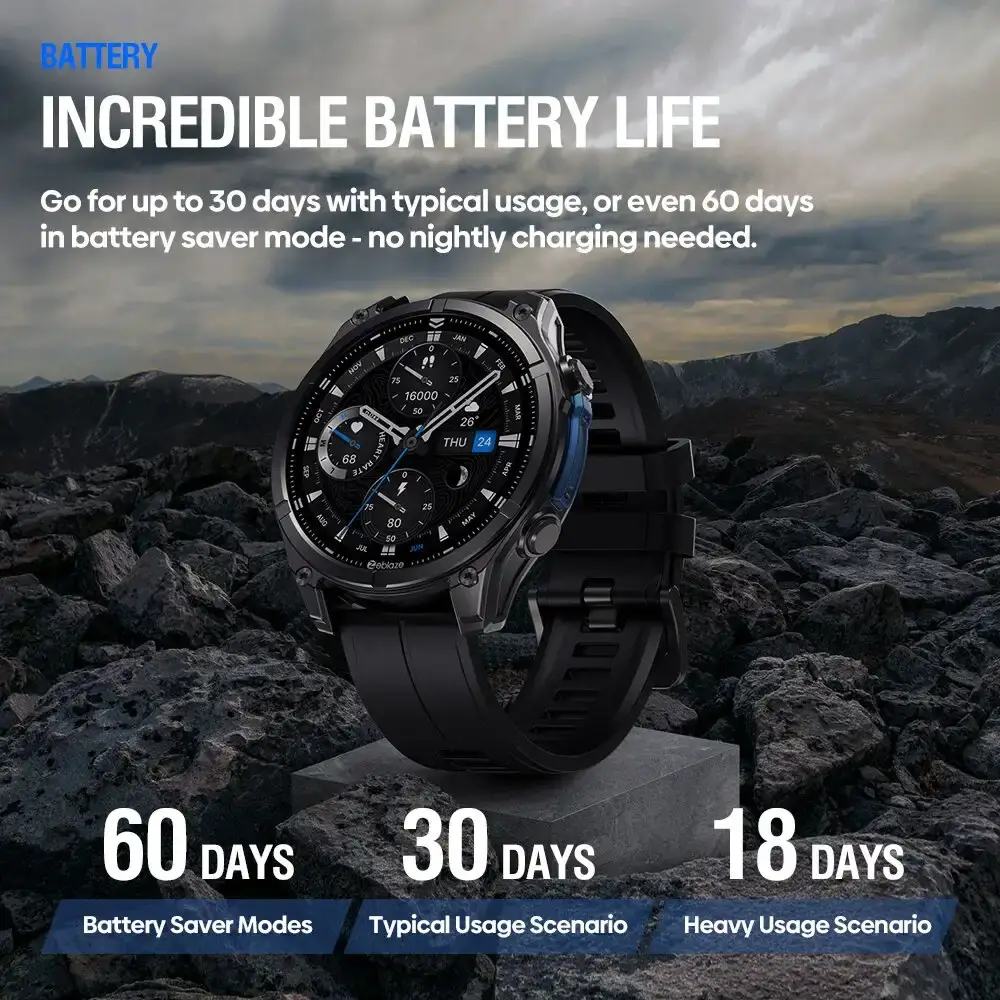 Zeblaze Vibe 8 Rugged Smartwatch