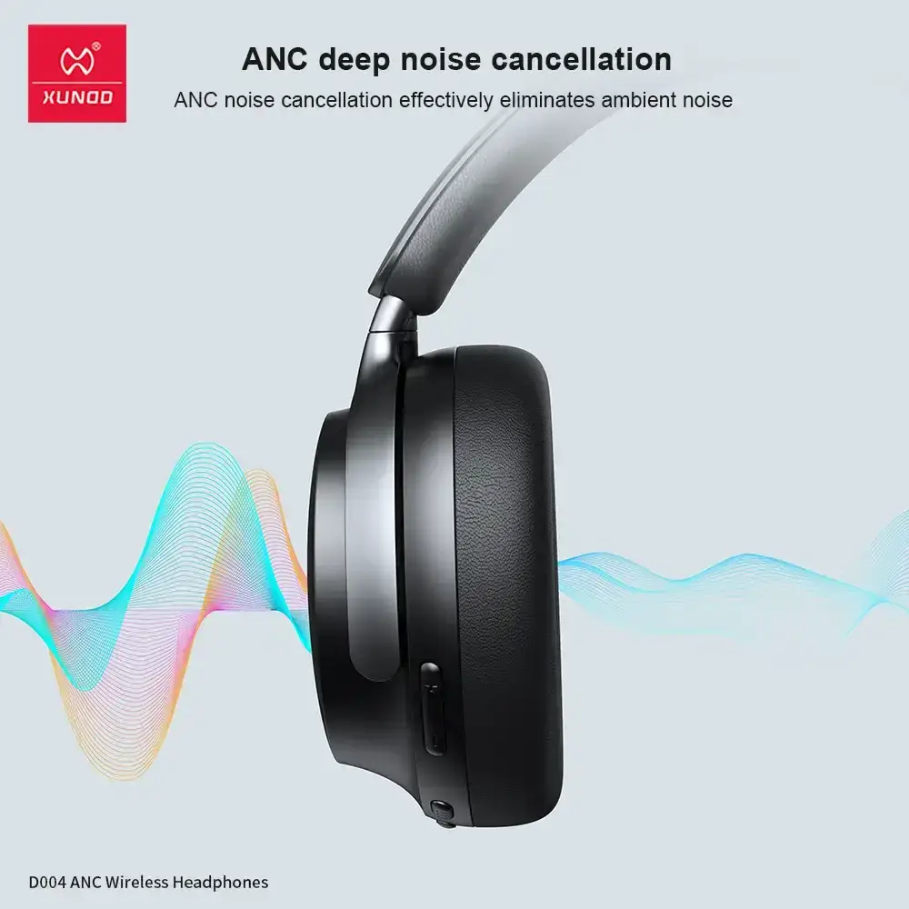 XUNDD DOO4 ANC Wireless Over-Ear Headphones