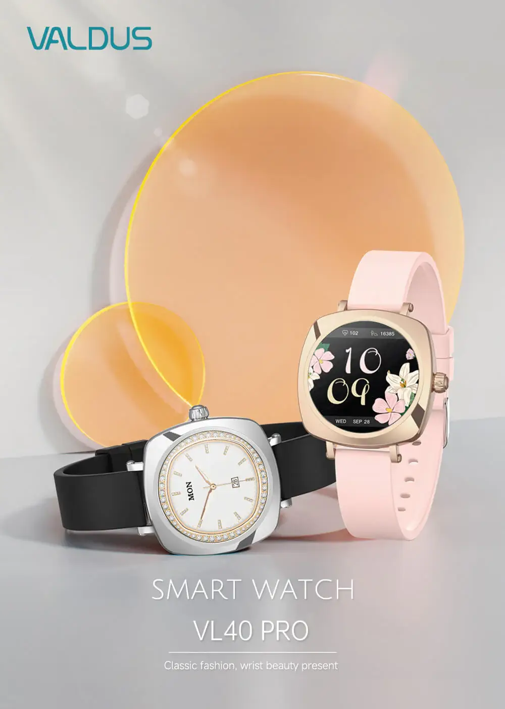 Valdus VL40 Pro Ultra-Slim AMOLED Ladies Smart Watch