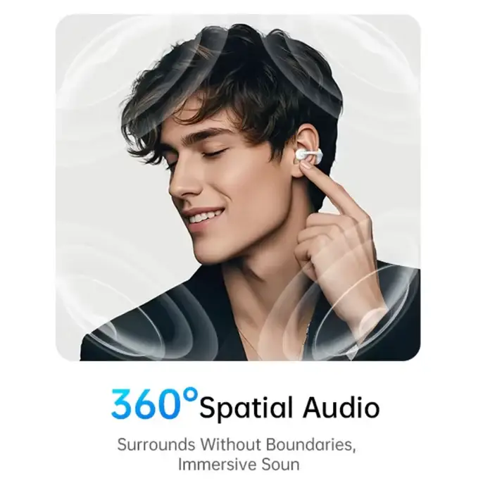 WiWU Ai301 AI Earbuds Bluetooth 5.4 Wireless Earphones with Real-Time Multilingual Translation Black